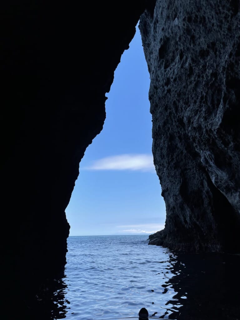 青の洞窟　出口